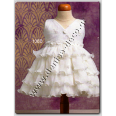 Βαπτιστικό φορεματάκι πλισέ 