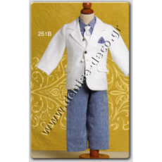 Βαπτιστικό σετ με καρό ποκαμισάκι σετ 