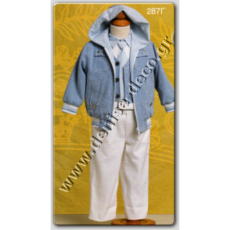 Βαπτιστικό τζάκετ κουστουμάκι λινό 