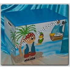 Χειροποίητο Κουτί Βάπτισης Πειρατής 1