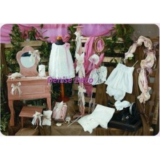 Πακέτο Βάπτισης κομοδινο φυσικο ξυλο