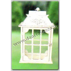 Φαναρι Λευκο Ξυλινο 52 εκ