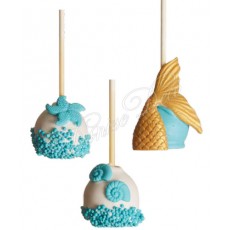 Cupcake  pops γοργονα κοχυλια