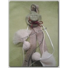 Μπομπονιέρα καπελακι χειροποιητο