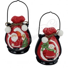 Κεραμικο φαναρακι με φως Σχ1