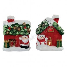 Κεραμικο φαναρακι με φως Σχ7